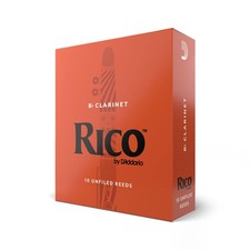 D Addario Rico Bb Clarinet Reeds, Strength 2.5, 10-pack, RCA1025