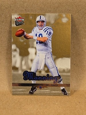 2006 Fleer Ultra Football Gold Medallion Peyton Manning Indianapolis Colts 