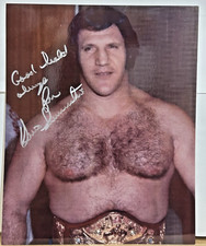 BRUNO SAMMARTINO AUTOGRAPH 8X10 SIGNED PHOTO WWF WWE HOF LEGEND GOOD LUCK ALWAYS