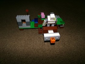 COMPLETE LEGO Minecraft: The Iron Golem Set (21123) w figures and manual!