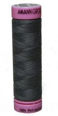 Zwirn 100 % Polyester ASPO PES 120 Amann grau aschfarbig 100 m (0332)