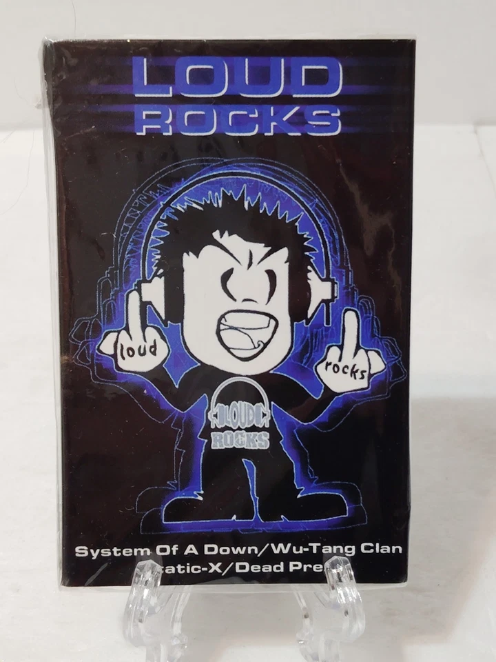NEW 2000 Loud Rocks Shame Hip Hop Cassette Wu-Tang Clan Static X Dead Prez Seal - Image 2 of 4