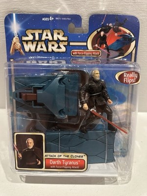 Star Wars Clone Wars 2002 Darth Tyranus Action Figure Box 9