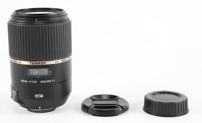 Tamron SP 90mm f/2.8 Macro 1:1 USD Di VC Lens for Nikon, w/ Caps