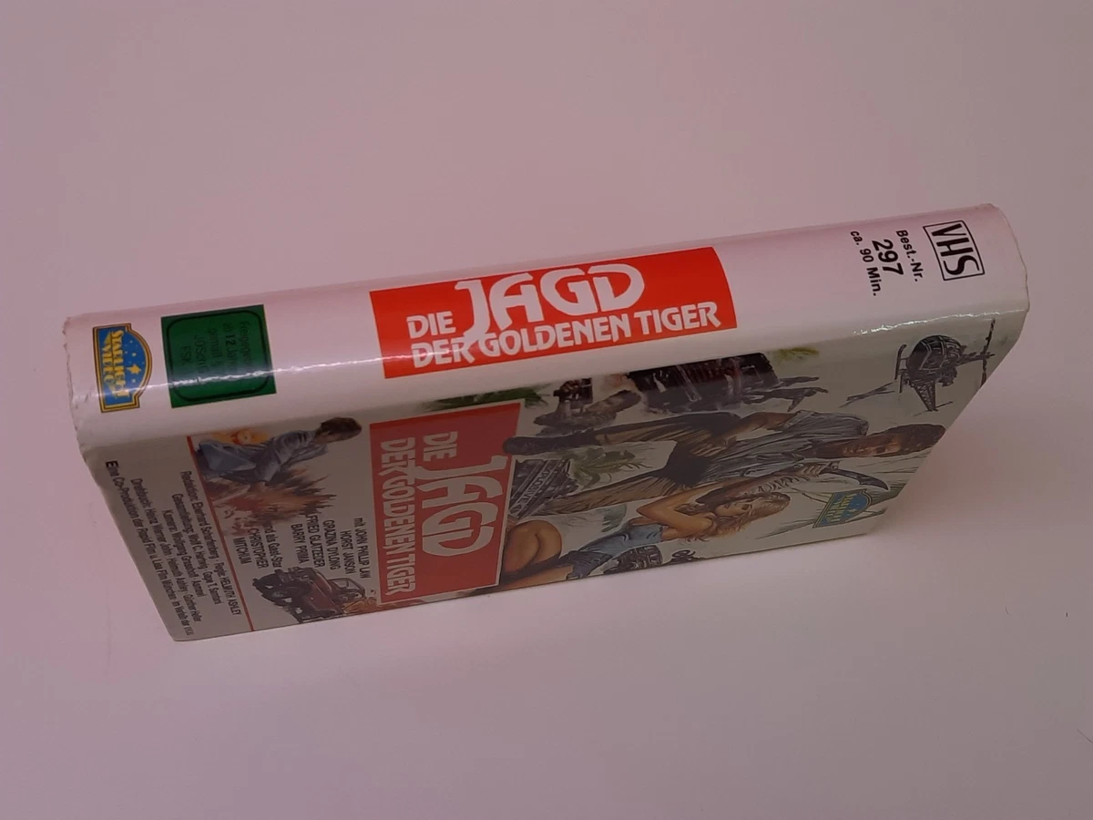 Die Jagd der goldenen Tiger 1984 VHS German PAL Video Hartbox Danger Keine Zeit