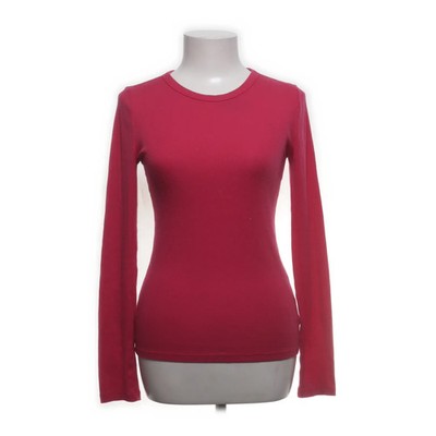 Gap, Langarmshirt, Größe: XS, Essential Ribbed Long Sleeve Crew, Rot #aio