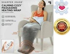 Calming Cozy by Sharper  Image Heated Massaging Footrest 