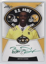 2014 Leaf US Army All-American Bowl Tour Green Ink 10/25 Bryce Dixon Auto 1u0