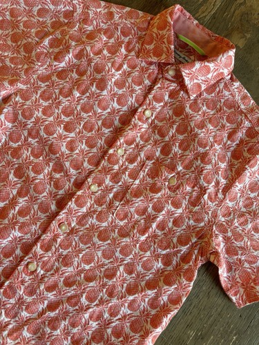Tommy Bahama Kurzarm Knopfleiste Ananas Print Größe XS - Bild 2 von 11