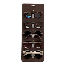 Sunglasses Storage Organizer, Eyeglasses Holder Display Rack, Wall Mounted Holde