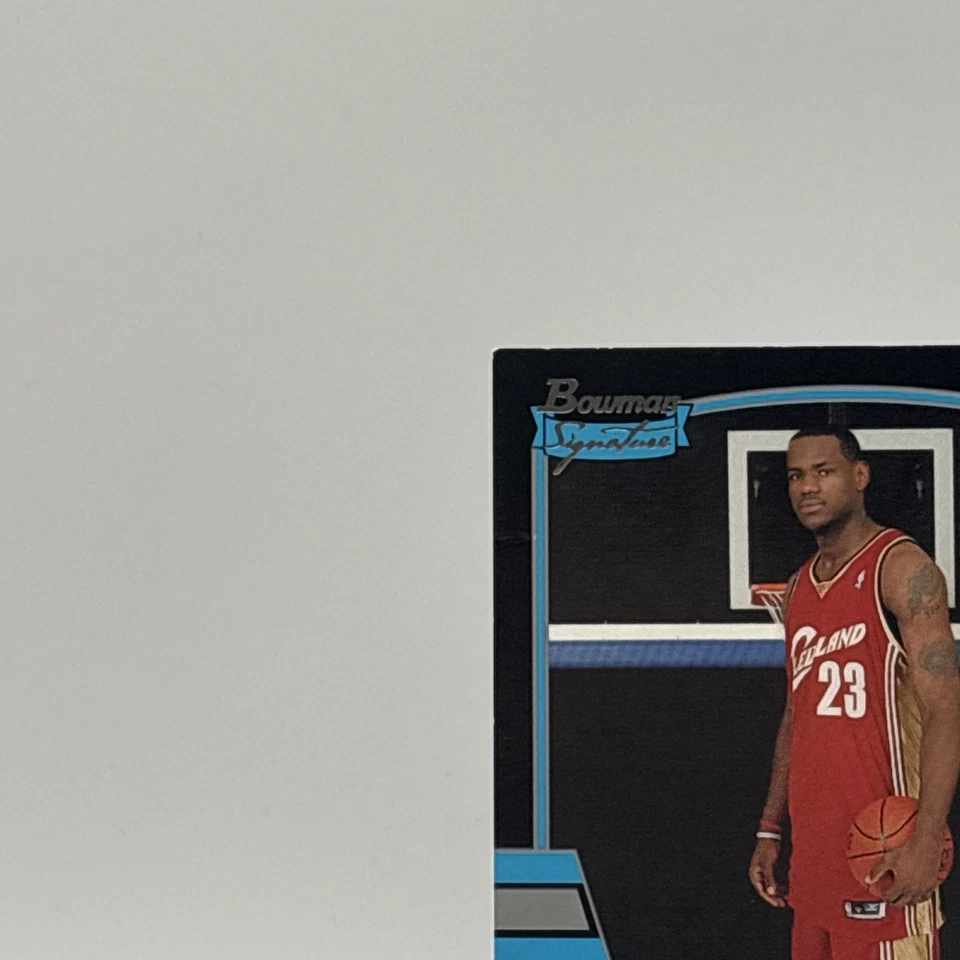 2003 Bowman Signature - дебютант /1250 Леброн Джеймс No56 Cleveland Cavaliers - Изображение 3 из 4