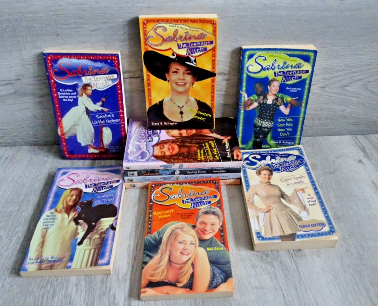 Sabrina the Teenage Witch Book Lot x10 Vintage Paperback 1990s Bundle