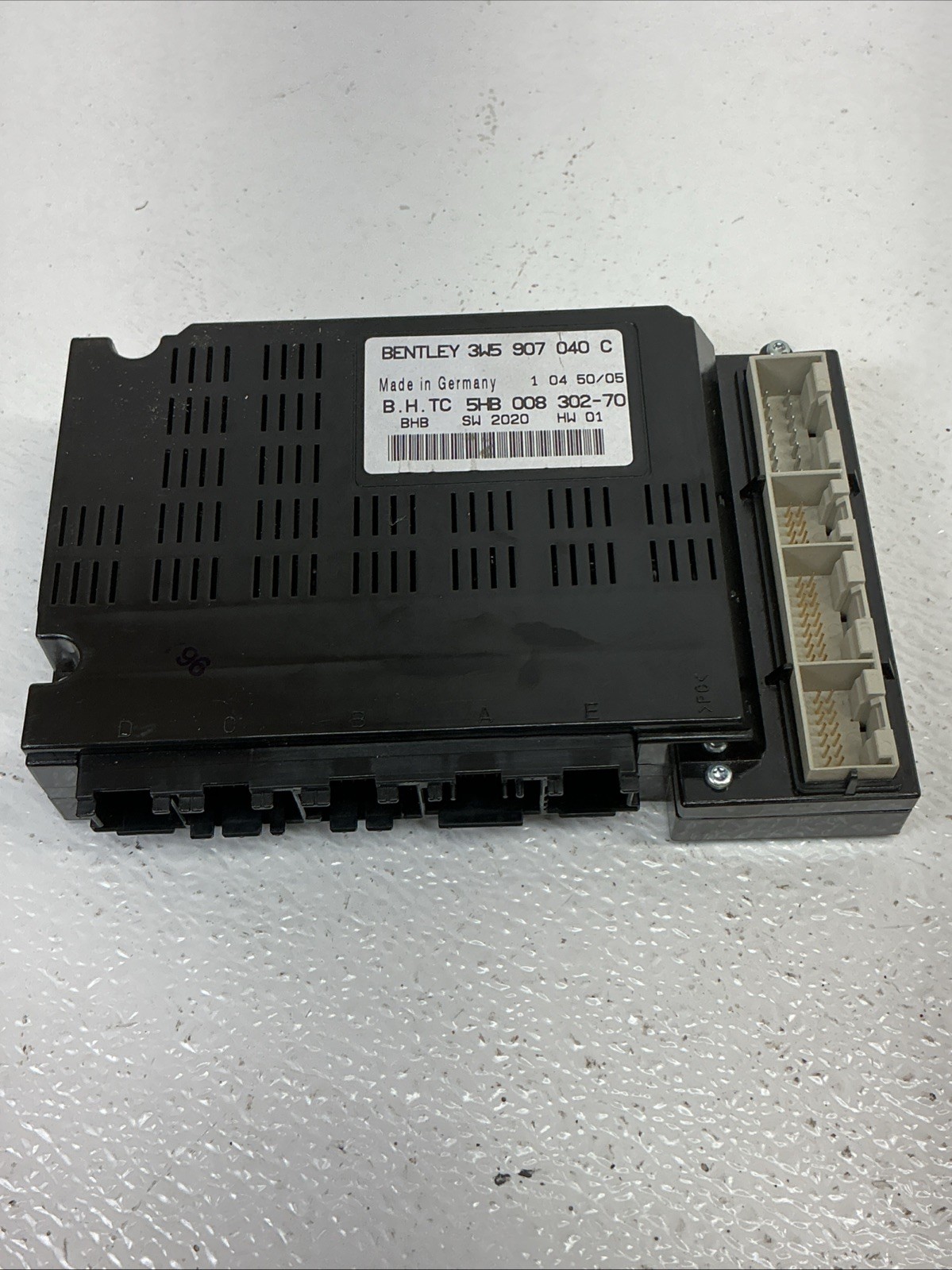 06-12 Bentley Continental AC Heater Climate Control Module Unit 3W5907040C OEM