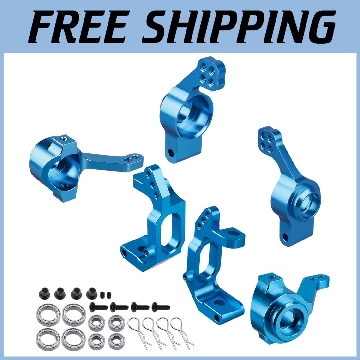 Aluminum Steering Knuckle Kit for RC Redcat Volcano EPX HSP
