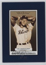 2005 Upper Deck Origins Old Judge Blue 37/50 Hal Newhouser #107 HOF 0l2