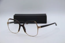 NEW ANDY WOLF KINSLEY COL. B HAVANA GOLD AUTHENTIC FRAMES EYEGLASSES 55-18