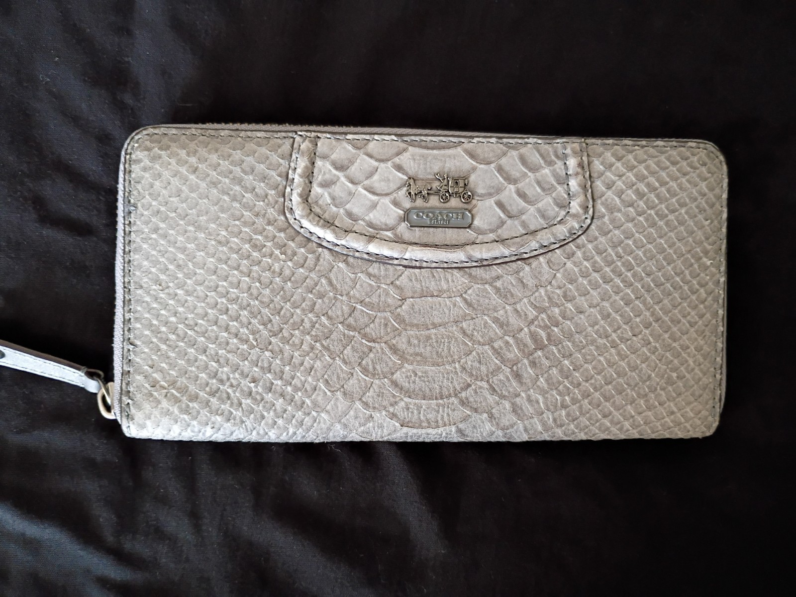 Coach  NWT Madison Embossed Python Leather Accord… - image 1