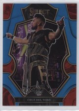 2023 Panini Select WWE Premier Level Blue Prizm 71/199 Cruz Del Toro #103 9e1