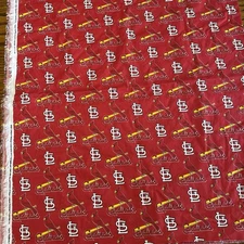 St. Louis Cardinals MLB Cotton Fabric - 56” X 66”