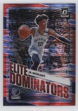 2020 Panini Donruss Optic Elite Dominators Red Pulsar Prizm Ja Morant #21 16wc