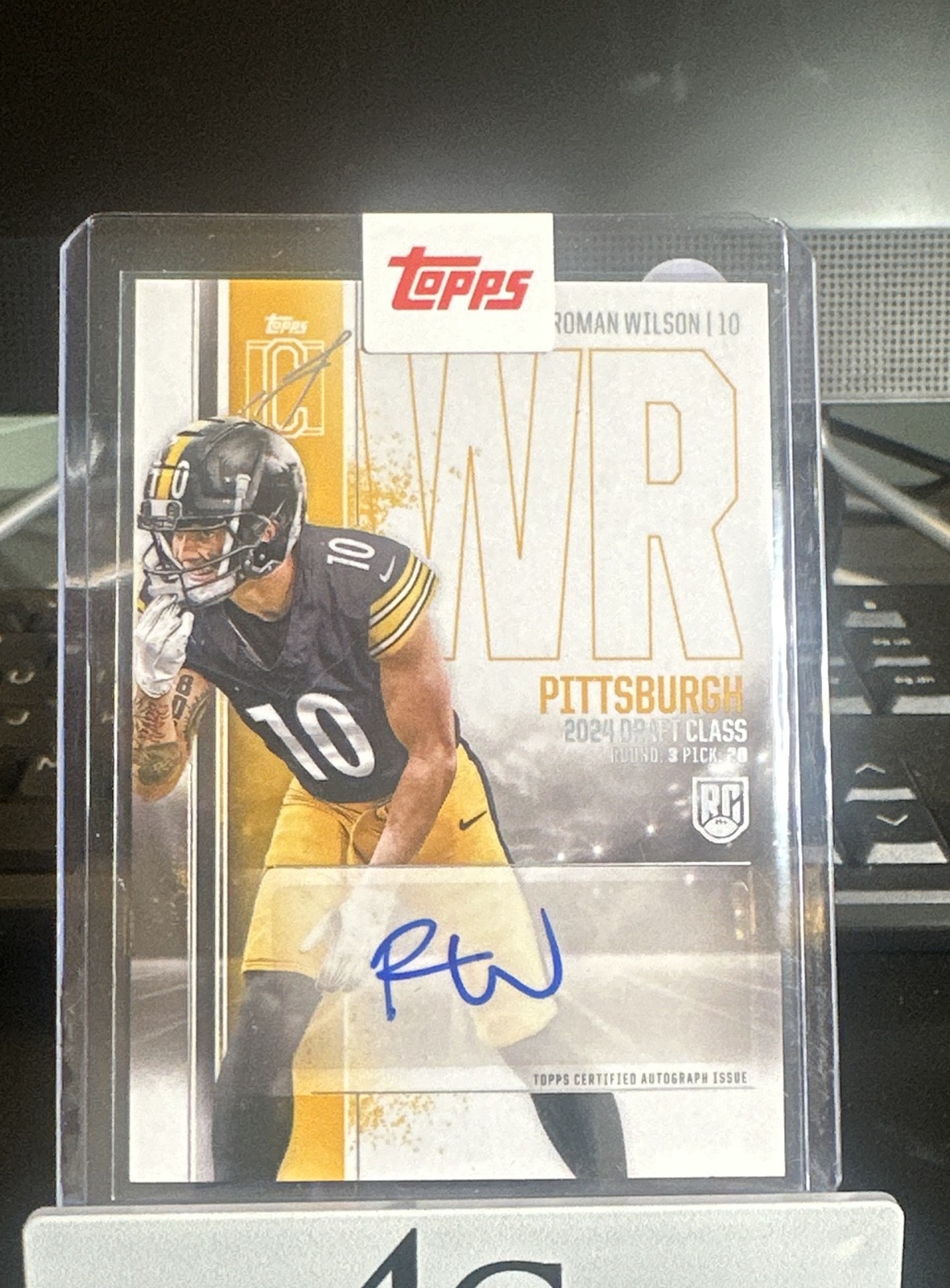 Roman Wilson Topps Signature Class Rookie Class Autograph Variation #RCARW Base