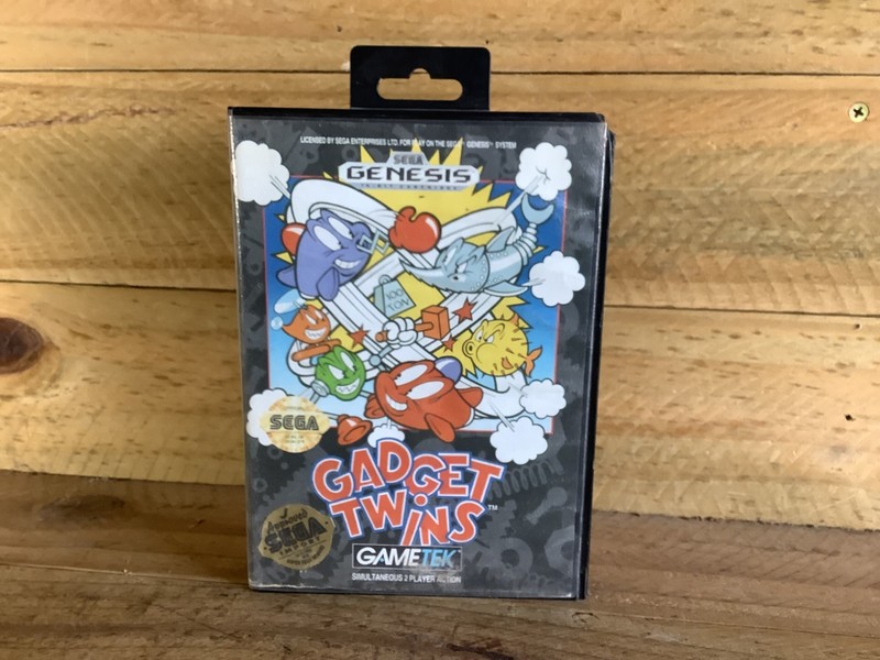 SEGA MEGA DRIVE GAME - GADGET TWINS - TESTED & WORKING 16-BIT CARTRIDGE