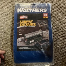 New Walthers Cornerstone HO Kit Subway Entrance Kit/ #933-3762