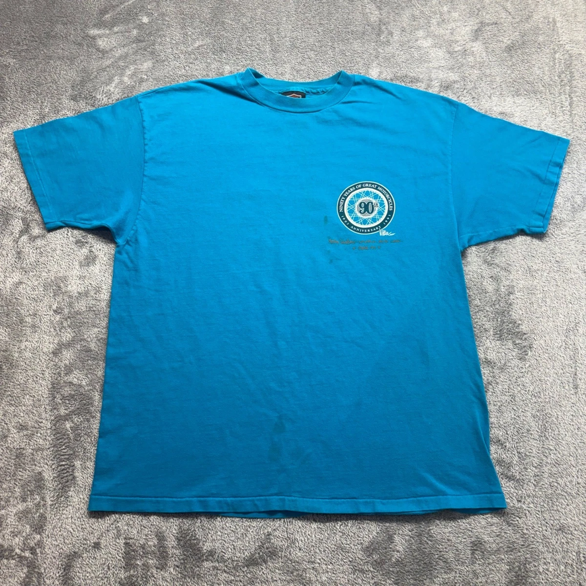 25+ Harley-Davidson Blue Vintage T-Shirts for Men for sale