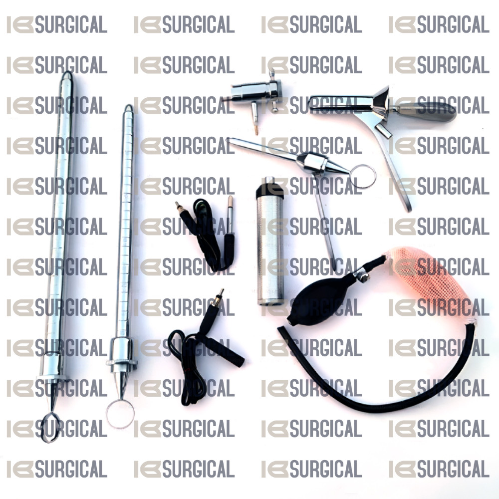Sigmoidoscope Set & Proctoscope Anoscope & Tube Obturator Surgical Sigmoidoscopy
