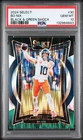 Bo Nix 2024 Select Black Green Shock Prizm Rookie PSA 10