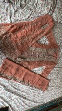 Pink Shalwar Kameez Set Embroidered And Floral Deigns