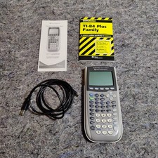 Texas Instruments TI-84 Plus Silver Edition Graphing Calculator TESTED WORKING