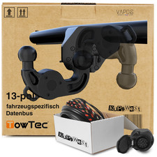 Für Octavia IV Typ NX5 / PV5 VAPOS Anhängerkupplung schwenkbar & 13pol E-Satz