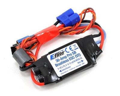 E-flite 30-Amp Pro Switch-Mode BEC Brushless ESC (V2) [EFLA1030B]