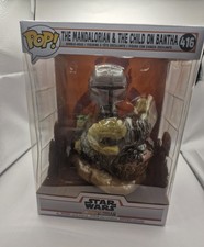Mandalorian & The Child on Bantha Deluxe Funko Pop Vinyl #416 Star Wars Neu 