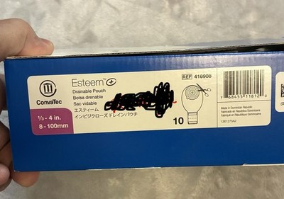 416908 Convatec Esteem Drainable Pouch 10/box