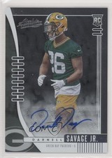 2019 Panini Absolute Rookie Signatures Darnell Savage Jr #158 Auto e6p