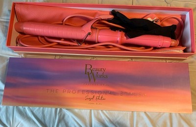 Beauty Works Professional Styler - Haarzange koralle plus Reiseetui 