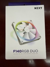 NZXT F140 RGB DUO 140mm Case Fan - White