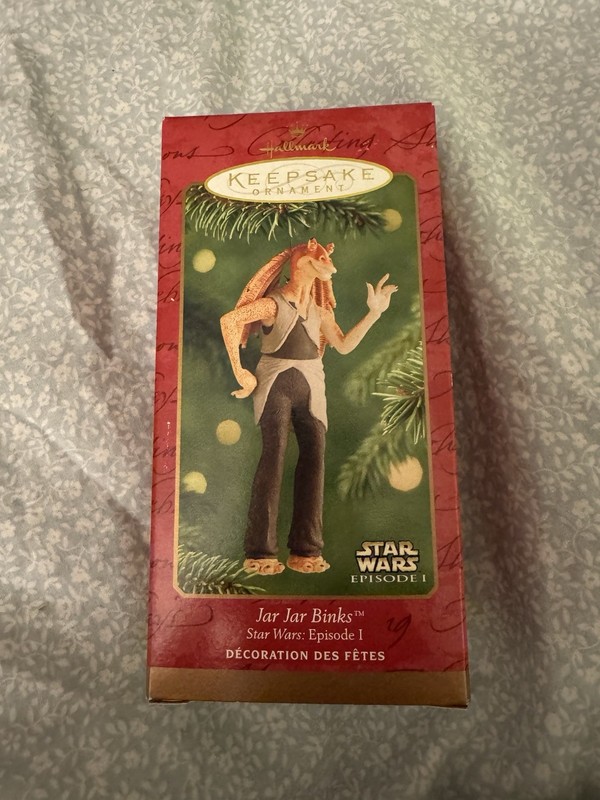 Vintage Hallmark Keepsake Jar Jar Binks Ornament 2001 Star Wars Episode 1