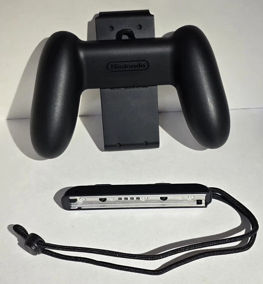 Nintendo Joy-Con OEM Charging Grip Controller HAC-011 & Wrist Strap Black - Image 2 of 4