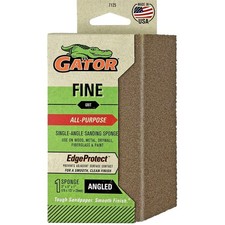 Gator 7125 Fine 3" x 5" x 1" Single Angled Sanding Sponge-1PK