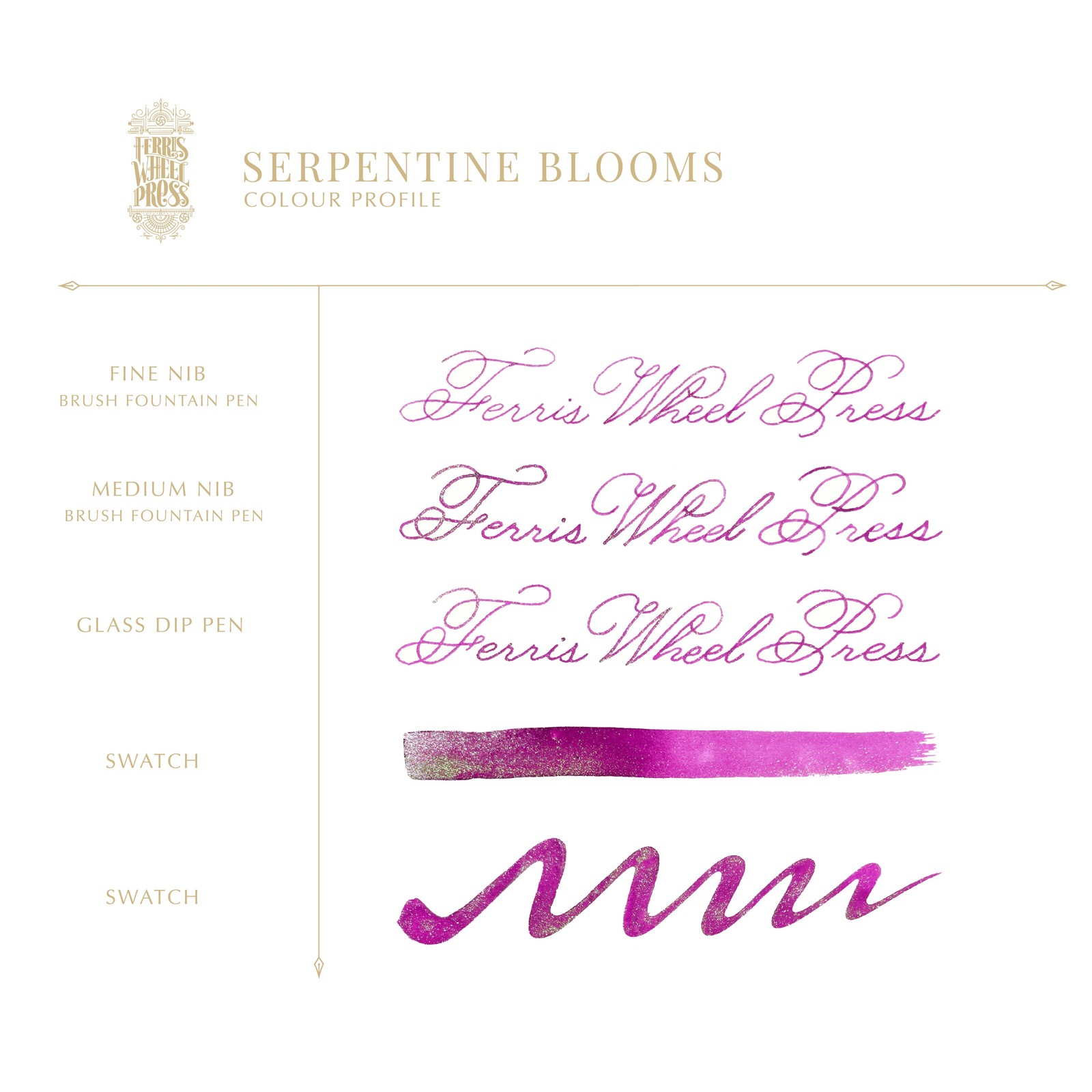 Fete Chinoise X Ferris Wheel Press - Serpentine Blooms