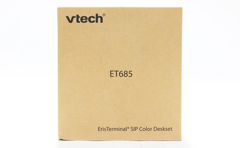 VTech ET685 4.3" Color LCD Gigabit ErisTerminal 12 Line SIP IP Bluetooth Phone - Image 2 of 4