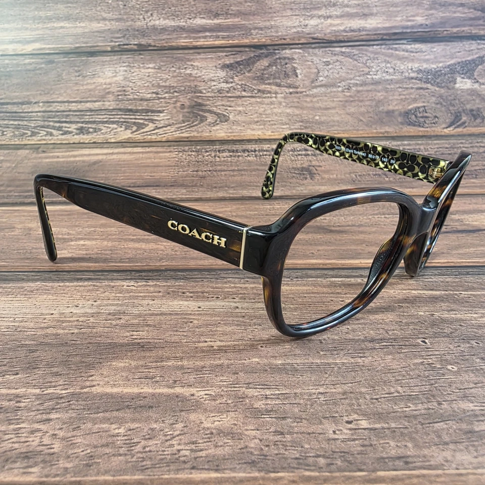 Coach Glasses Frames HC8232 5507 13 Womens Eyeglasses 56mm Dark Tortoise Arms - Image 3 of 4