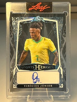Vinicius Vini Junior Brazil Soccer World Cup 2025 Leaf Auto /7