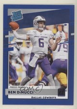 2020 Panini Donruss Rated Rookie Press Proof Blue Ben DiNucci #350 00jz