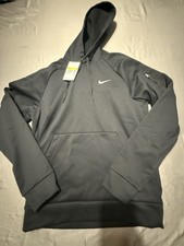 Nike Men's Therma-FIT Pullover Hoodie Black Size Small