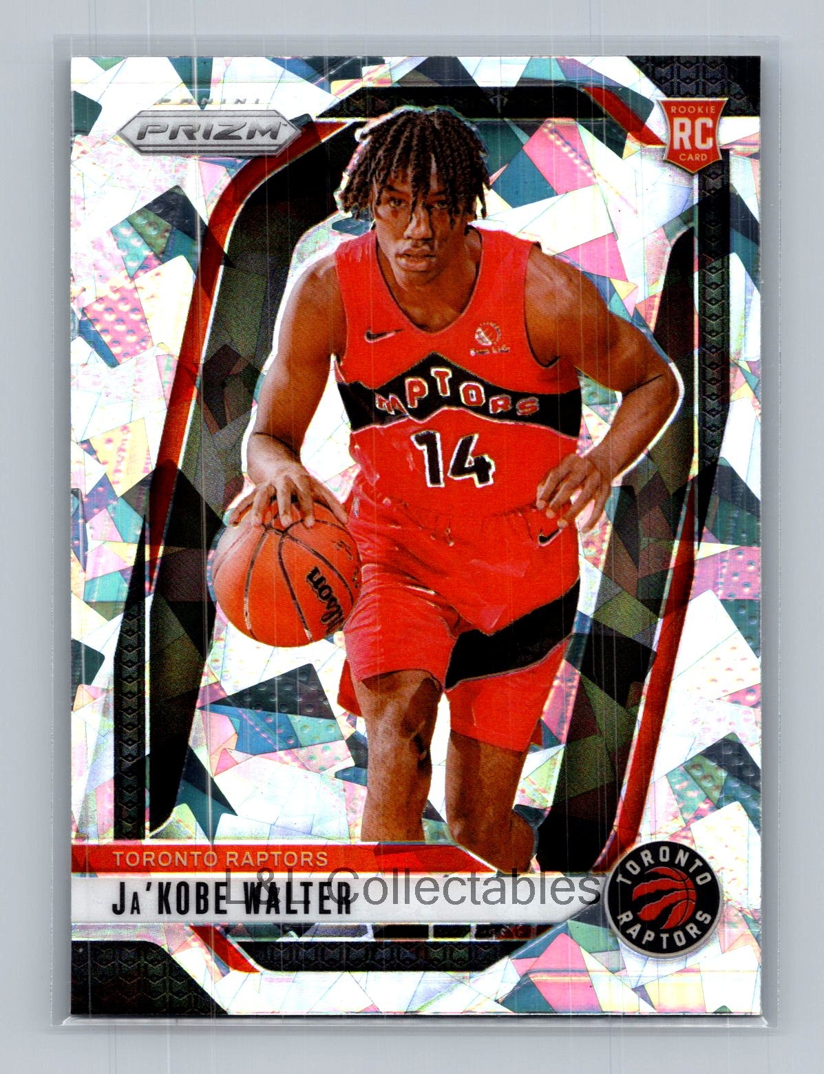 2024-25 Panini Prizm #223 Ja'Kobe Walter Prizms Ice