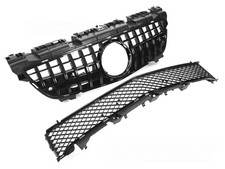 K&uuml;hlergrill Passend f&uuml;r Mercedes SLK R172 K&uuml;hlergrill Schwarz Glanz Sport